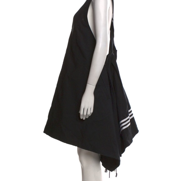 Y-3 Dresses & Skirts - Y-3 Adidas Black Dress with Striped Detail